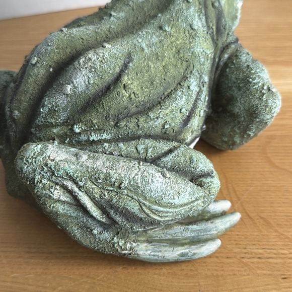 Vintage Outdoors Garden Landscape Green Frog Plastic - Picture 5 of 11